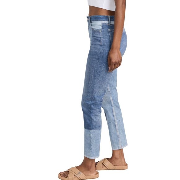 New Rag & Bone Bryon Stretch Miramar Nina Cigarette High Rise Cropped Jeans 31 - Picture 4 of 14